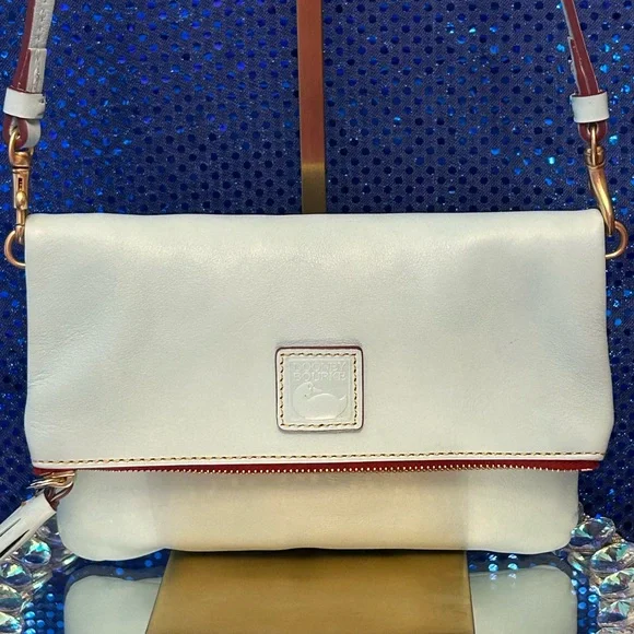 Dooney & Bourke Light Blue Crossbody Bag Approx. 8.5 . 7.5 - Picture 1 of 15